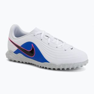 Scarpe da calcio per bambini Nike Tiempo Maestro Club Jr TF white/racer blue/pink blast/black