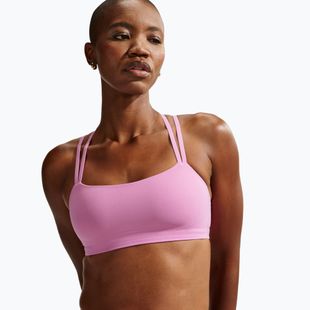 Reggiseno sportivo Nike Zenvy Strappy Light-Support light magenta/white