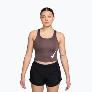 Maglia da running donna Nike Swoosh Run Dri-Fit tattoo/black/white