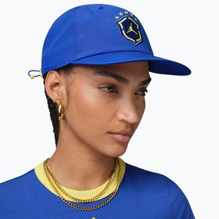 Cappellino con visiera Nike Jordan Pro old royal/yellow pulse
