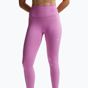 Leggings donna Nike One Seamless Front High-Waisted light magenta/white