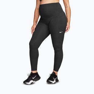 Leggings sportivi da donna Nike One Maternity High-Waisted 7/8 black/white