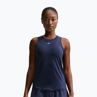 Maglietta da allenamento da donna Nike One Classic Dri-Fit midnight navy/white