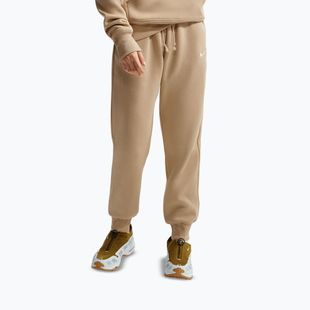 Pantaloni da donna Nike Sportswear Phoenix Fleece Mid-Rise linen/sail