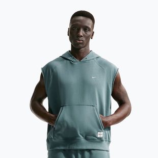 Felpa da allenamento da uomo Nike Athletic Club Dri-Fit Sleeveless Hoodie mineral slate/mineral slate