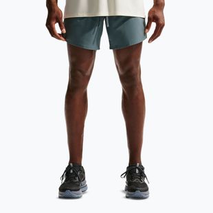 Pantaloncini da corsa da uomo Nike Stride Dri-Fit 2in1 7" mineral slate