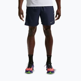 Pantaloncini da corsa da uomo Nike Miler Dri-Fit 2in1 7" midnight navy