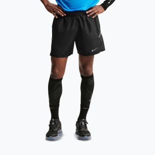 Pantaloncini da uomo Nike Miler Dri-Fit Brief Lined 5" black/black