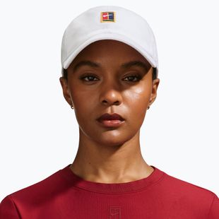 Cappellino con visiera Nike Club Unstructured white