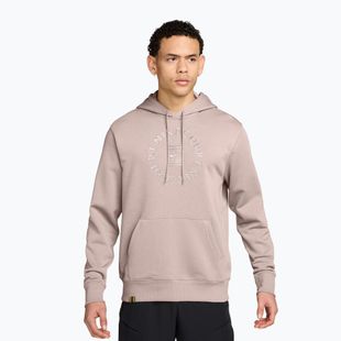 Felpa da tennis da uomo Nike Court Dri-Fit Heritage French Terry Hoodie silt red