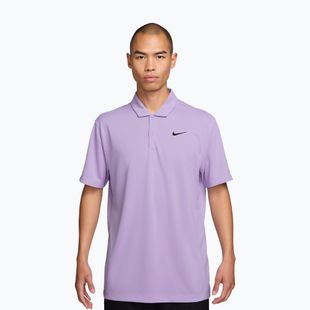 Maglietta da tennis da uomo Nike Court Dri-Fit Polo Solid violet mist/black