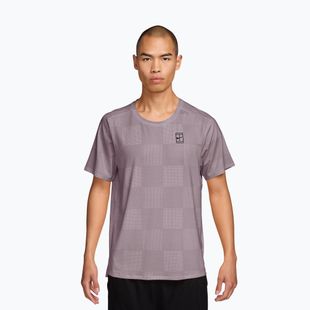 Maglietta da tennis da uomo Nike Court Dri-Fit Advantage Print light violet ore/black
