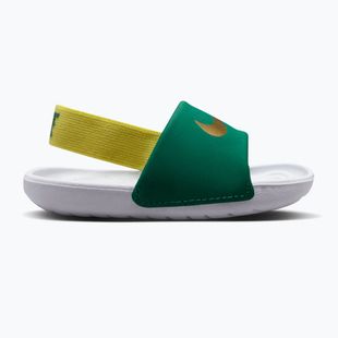 Ciabatte da bambino Nike Kawa malachite/sonic yellow
