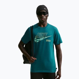 Maglietta da calcio da uomo Nike Brazil Soccer geode teal