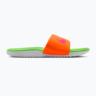 Ciabatte per bambini Nike Coffee total orange/green strike/hyper pink
