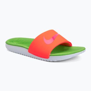 Ciabatte per bambini Nike Coffee total orange/green strike/hyper pink