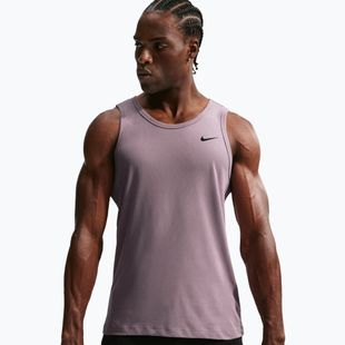 Maglietta da allenamento da uomo Nike Dri-Fit TT light violet ore/black