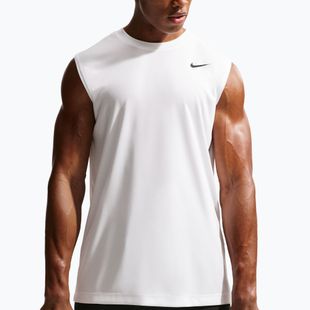 Maglia training da uomo Nike Dri-FIT Sleeveless Training Top white/black