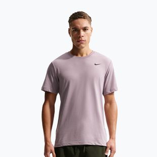 Maglietta da uomo Nike Dri-Fit light violet ore/black