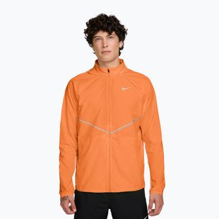 Giacca da corsa da uomo Nike Miler Repel UV total orange