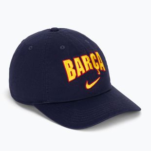 Cappellino con visiera da bambino Nike FC Barcelona Club Cotton blackened blue