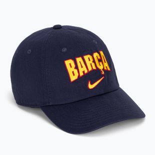 Cappellino con visiera Nike FC Barcelona Club Cotton blackened blue