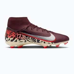 Scarpe da calcio da uomo Nike United Mercurial Superfly 10 Academy MG burgundy crush/metallic silver
