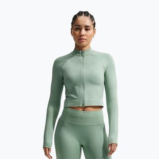Felpa da allenamento da donna Nike Pro Seamless Full Zip Top steam