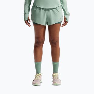 Pantaloncini da corsa da donna Nike Swift Mid-Rise 2in1 steam/mineral slate