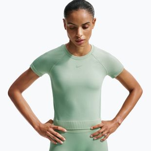 Maglietta da allenamento da donna Nike Pro Seamless Dri-Fit steam