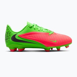 Scarpe da calcio per bambini Nike Jr. Phantom 6 Club Erling Haaland MG hot punch/green strike/black