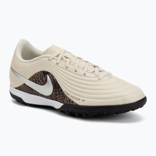 Scarpe da calcio da uomo Nike United Tiempo Maestro Academy TF fossil/burgundy crush/metallic silver