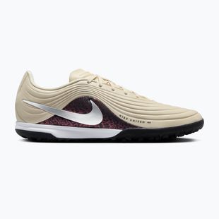 Scarpe da calcio da uomo Nike United Tiempo Maestro Academy TF fossil/burgundy crush/metallic silver