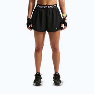 Pantaloncini da allenamento da donna Nike Pro 2in1 black/white