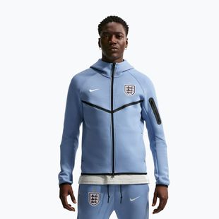 Felpa da uomo Nike England Tech Fleece Windrunner Full Zip work blue/white