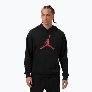 Felpa uomo Nike Jordan Pullover Hoodie black/gym red