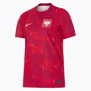 Maglietta da calcio da donna Nike Dri-Fit Poland Stadium Away 2026 noble red/sport red