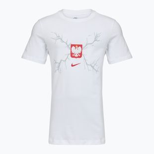 Maglietta da calcio da uomo Nike Graphic Poland white
