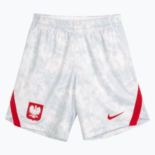 Pantaloncini da calcio da uomo Nike Dri-Fit Poland Stadium Home white/field silver