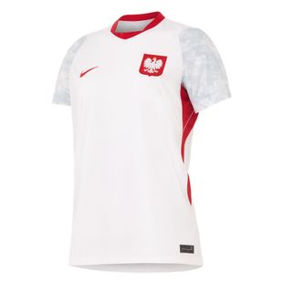 Maglietta da calcio da donna Nike Dri-Fit Poland Stadium Home 2026 white/field silver