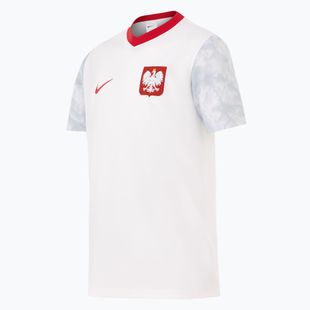 Maglietta da calcio per bambini Nike Dri-Fit Poland Home 2026 white/field silver