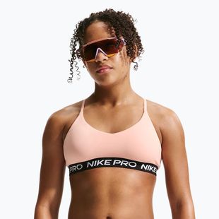 Reggiseno ragazza Nike Pro Indy arctic orange/black/white