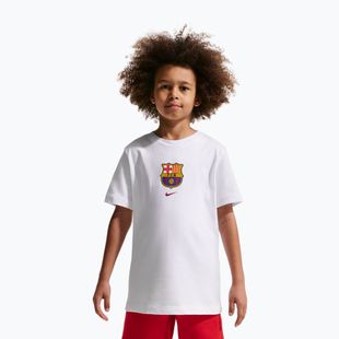 Maglietta per bambini Nike FC Barcelona Soccer white