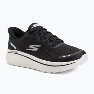 SKECHERS Uomo Go Walk Arch Fit N-Joy Nobend nero/bianco