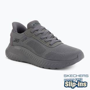 Scarpe da uomo SKECHERS Bobs Squad Chaos Solid Step gray