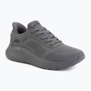 Scarpe da uomo SKECHERS Bobs Squad Chaos Solid Step gray