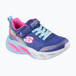 Scarpe per bambini SKECHERS Cosmic Glow Rainbow Beam blue