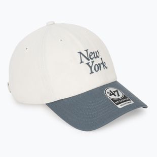 47 Brand MLB New York Yankees Foundation Script TT CLEAN UP berretto da baseball in pietra arenaria