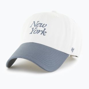 47 Brand MLB New York Yankees Foundation Script TT CLEAN UP berretto da baseball in pietra arenaria