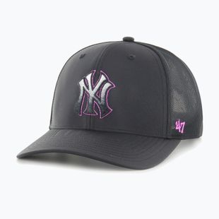 47 Brand New York Yankees Volcanic Trucker berretto da baseball nero